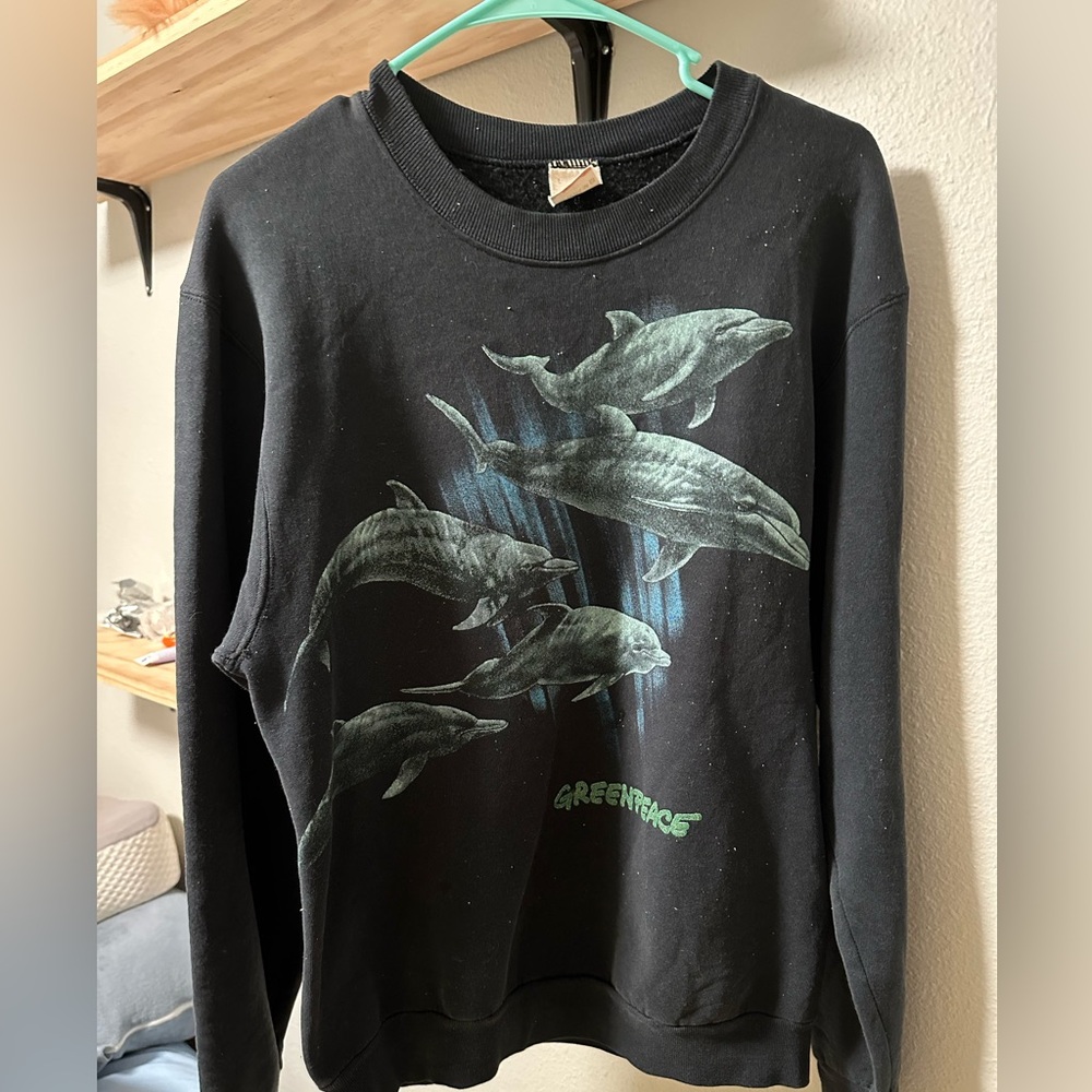 90’s Vintage Greenpeace Dolphin Shirt